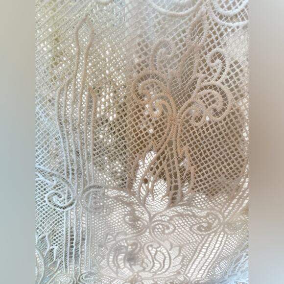 Altar'd State Lace Crochet Boho Glam Maxi Dress Womens Size S Romantic Coquette - Picture 5 of 11